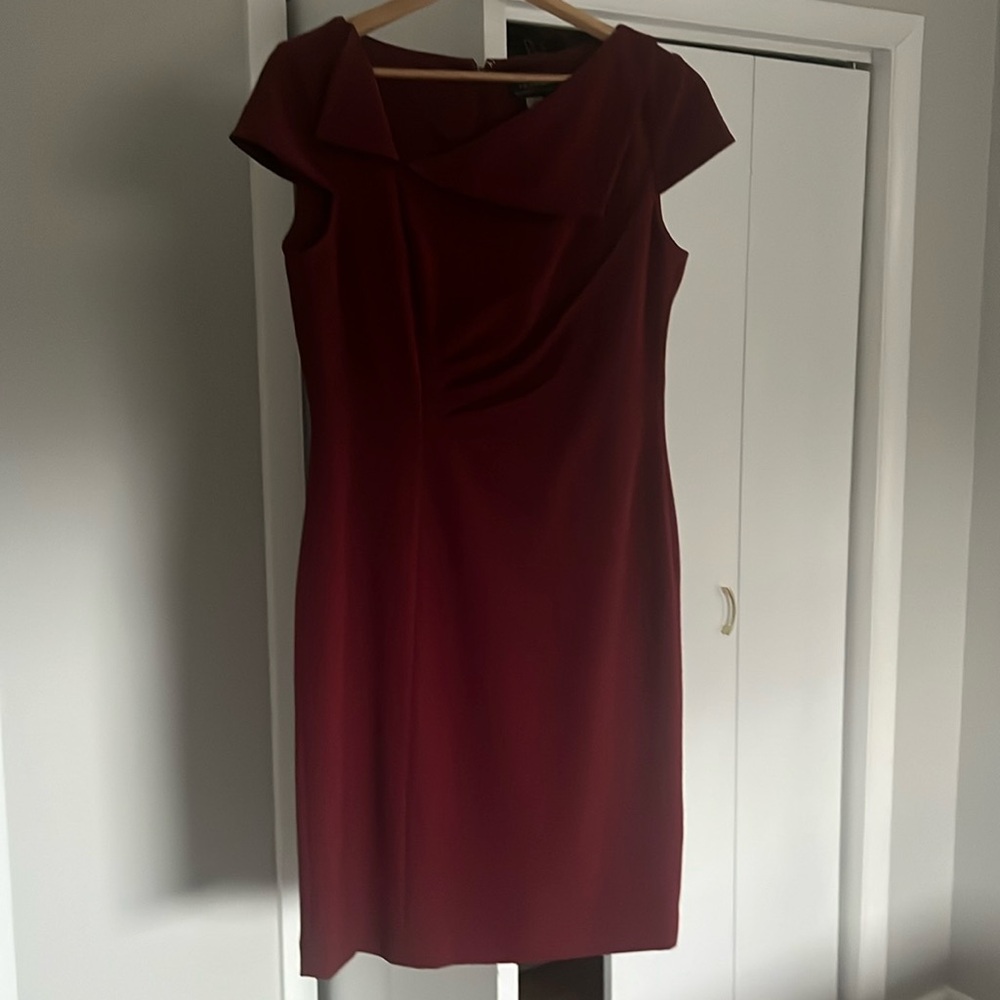 Tahari Arthur S. Levine Red Dress